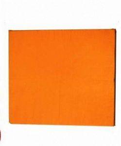Meditationsmatte Yoga Matte orange 65 x 65 x 5 cm