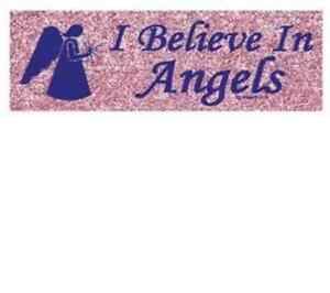 FENG SHUI Fensterbild Aufkleber Sticker I Believe in Angels